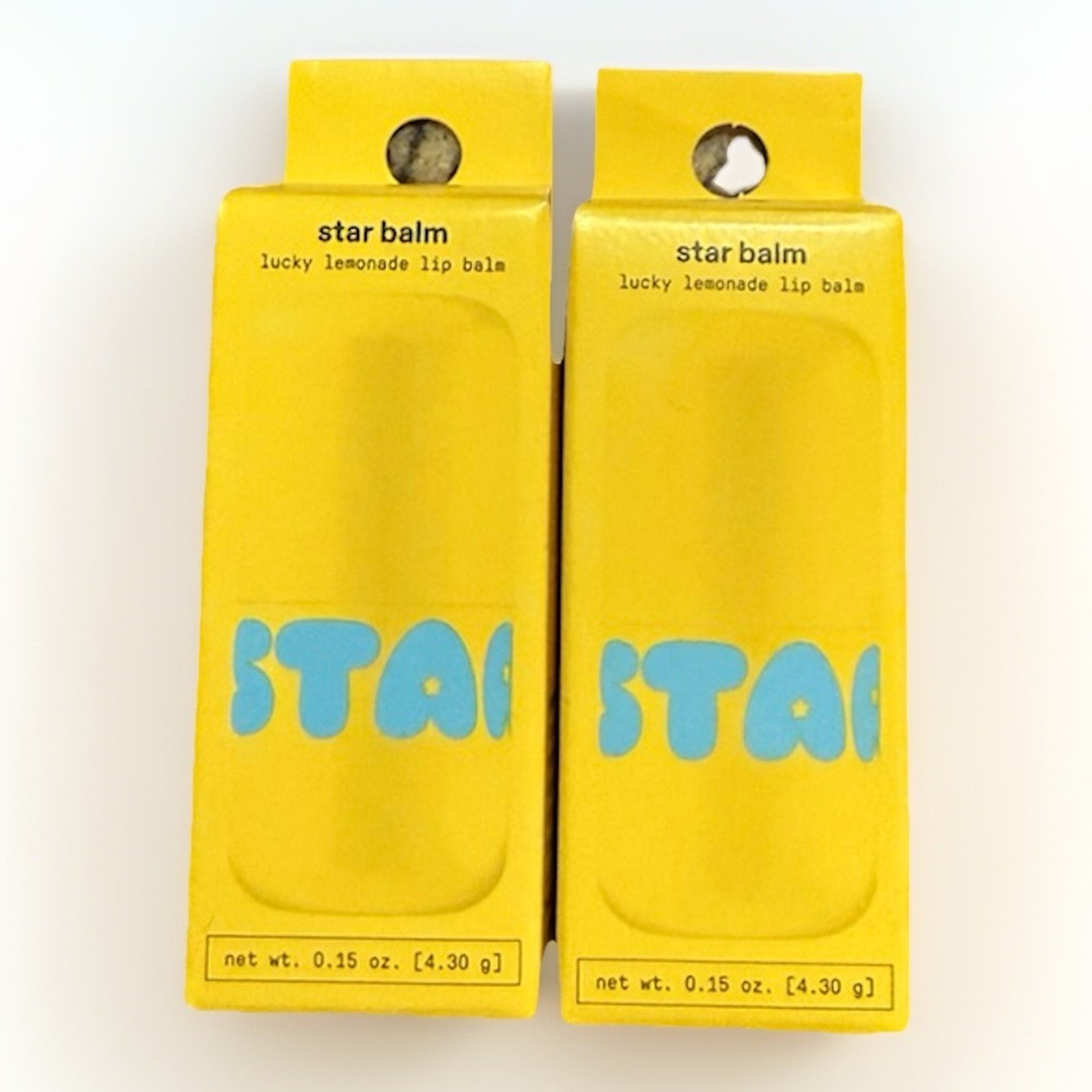 Star Balm Lucky Lemonade Lip Balm - Yellow